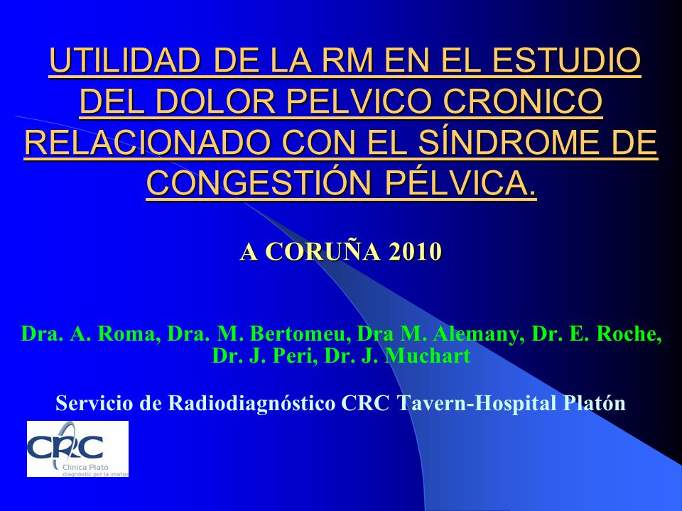 Ginecólogo de Roma dolor pélvico crónico